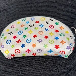 ❤️Colorful Monogram Half-Moon Pouch